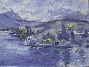 Lovis Corinth Lake Lucerne in the afternoon oil painting picture wholesale